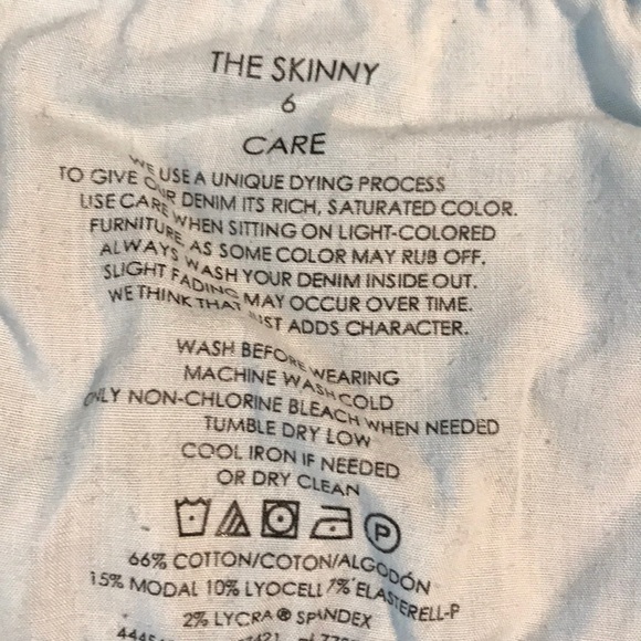 Ann Taylor ‘The Skinny’ Size 6 Stretch Jeans - Picture 4 of 4